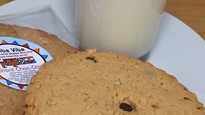 Branded Giant Choc-chip Cookie with logo
